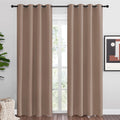 Nicetown Blackout Draperies Curtains Panels - Window Treatment Thermal Insulated Solid Grommet Blackout Curtains/Panels/Drapes for Bedroom…