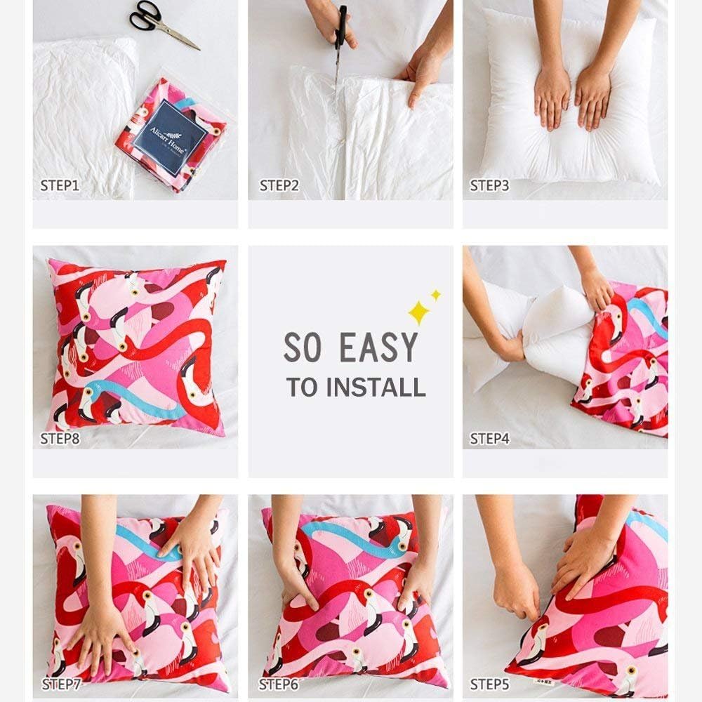 Shop&Three Custom Design Photos or Text Outdoor/Indoor Throw Pillowcase, Personalized Pet Photo Pillow, Love Photo Throw Pillowcases…