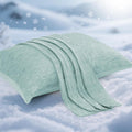 Elegear Cooling Pillow Cases for Hot Sleepers, Japanese Q-Max 0.5 Cooling Pillowcases, Both Sides[Cooling/Cotton], Breathable Soft Pillowca…