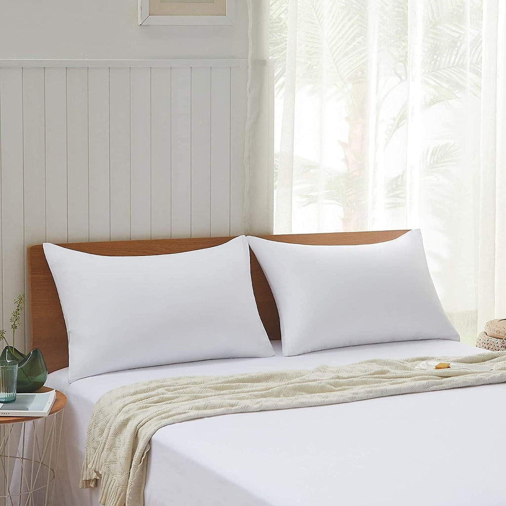 acanva Bed Pillows 2 Pack Hotel Collection Luxury Soft Inserts for Sleeping-Breathable and Comfortable for Stomach Back Sleepers, Queen (Pa…