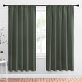 NICETOWN Bedroom Curtains Blackout Draperies - All Season Thermal Insulated Solid Rod Pocket Top Blackout Curtains/Drapes for Kid's Room…