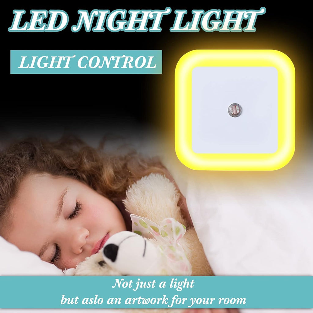 Hortsun 24 Packs LED Night Lights Plug into Wall with Smart Dark Sensor Automatic Hallway Plug in Lights for Bedroom, Bathroom, Toilet…