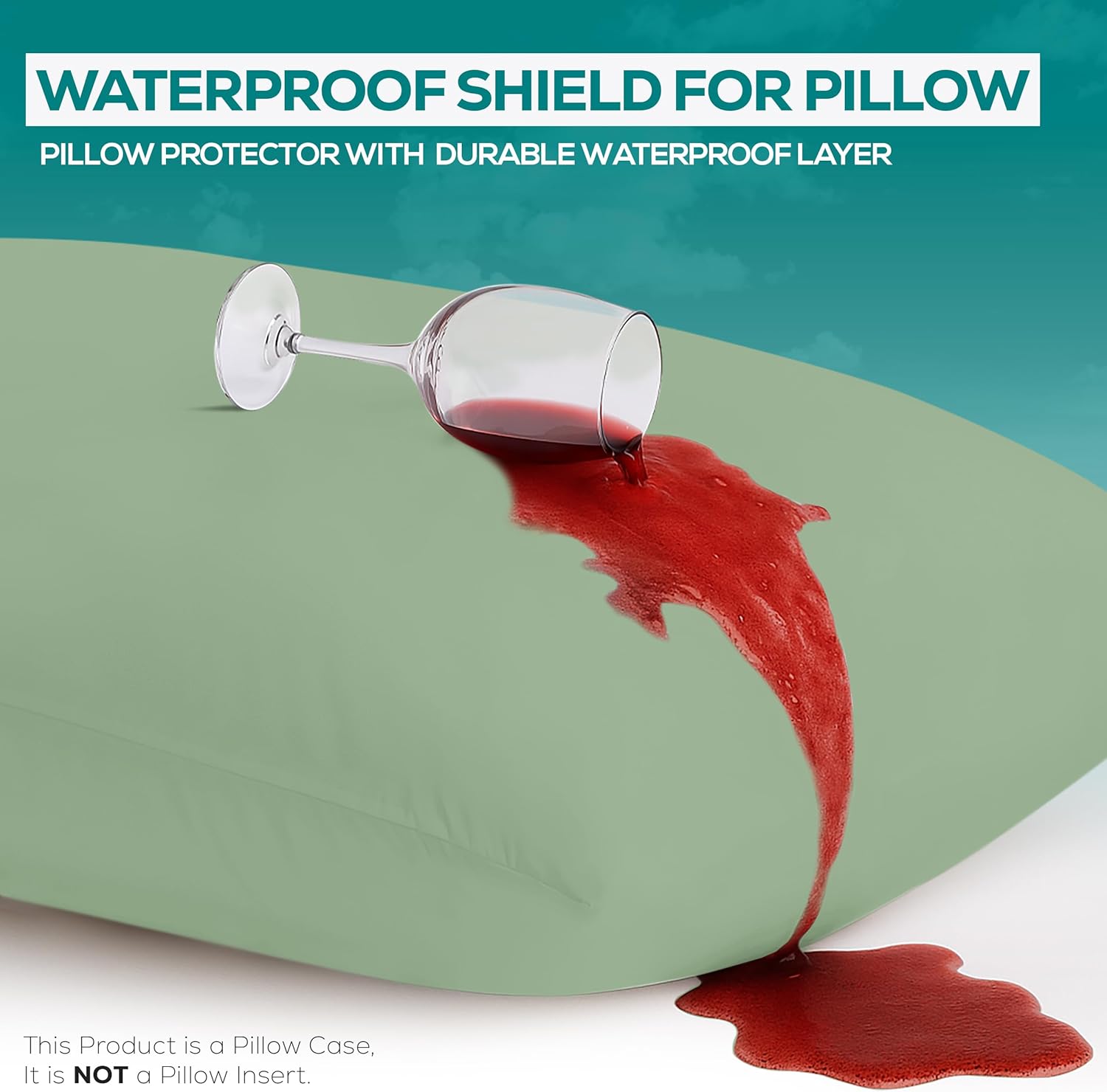 Utopiabedding Utopia Bedding 100% Waterproof Pillow Protectors with Zipper Standard Size (Set of 2), Bed Bug and Dust Mite Proof Zippered P…
