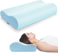 AnvoHome Anvo Memory Foam Pillow, Neck Contour Cervical Orthopedic Bed Pillow for Sleeping Side Back Stomach Sleeper, Ergonomic Design for…