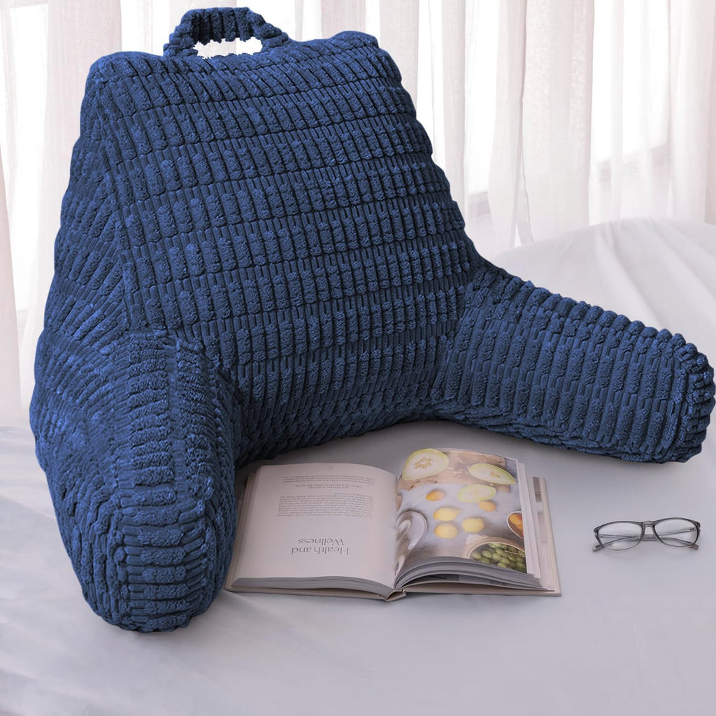MIJIMO Reading Pillows for Sitting in Bed Adult, Back Rest Pillow for Sitting Up in Bed and Couch, Back Support Chair Pillow Support…