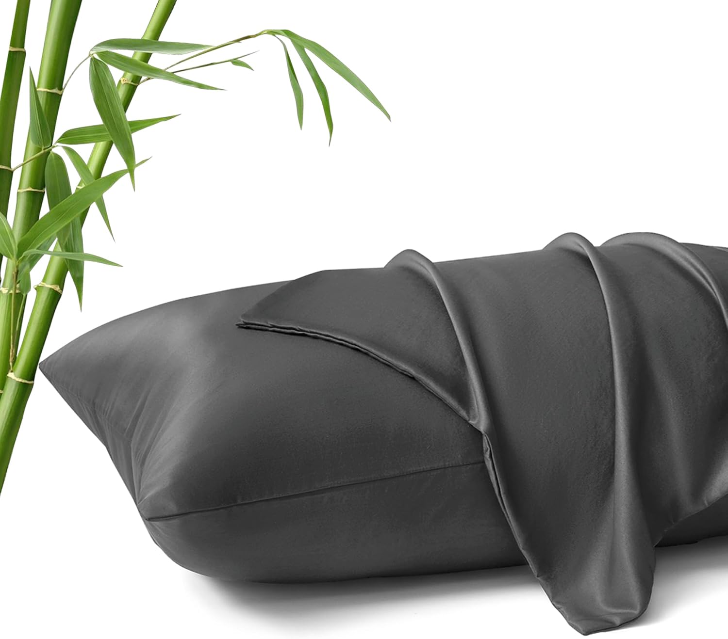 MR&HM Pillow Cases Standard Size, Cooling Pillow Case for Hot Sleepers 20"x26", Breathable & Moisture Wicking, Soft Envelope Pillowcas…