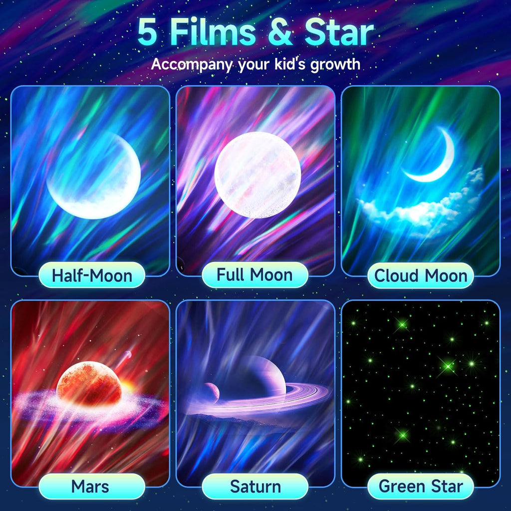 Staryou Night Lights Projector Northern Lights Projector white