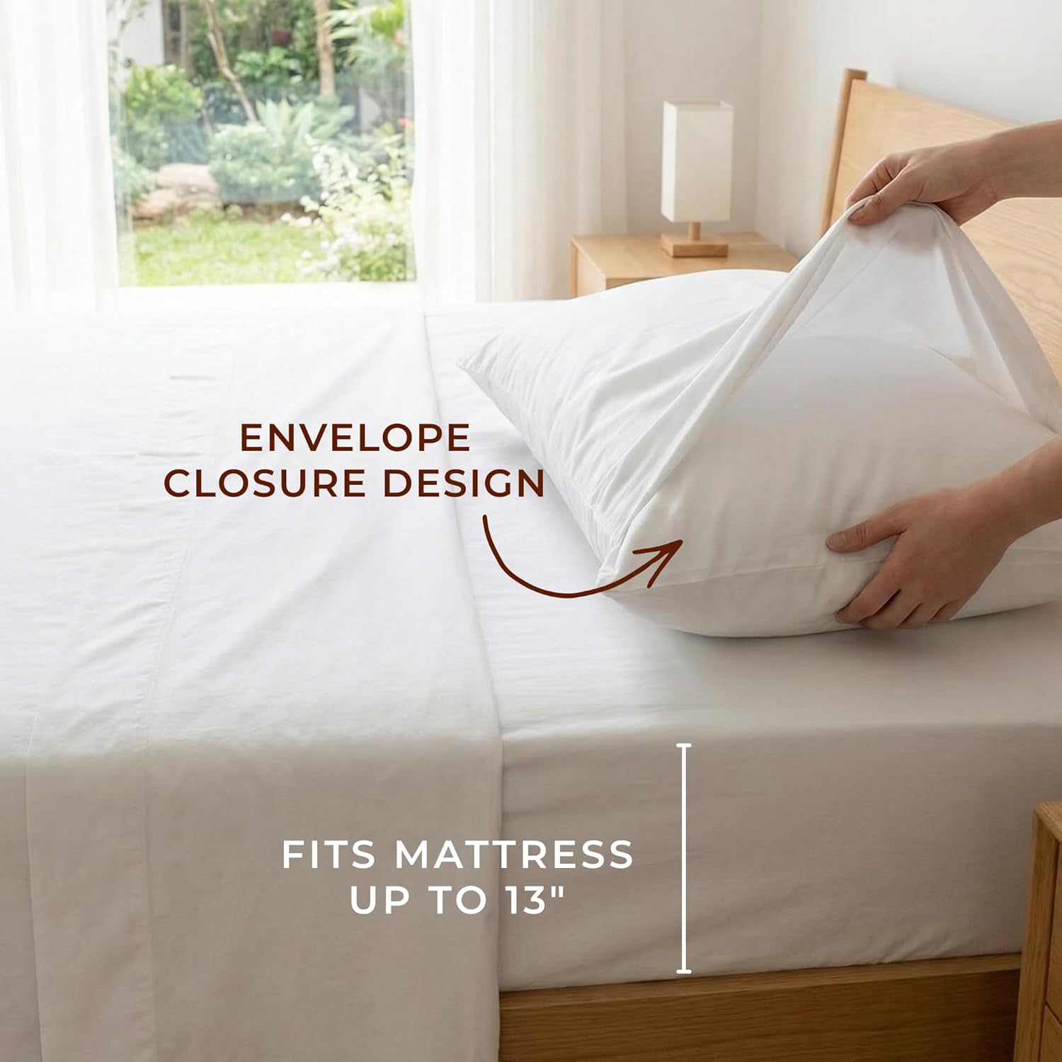 Perupima Peru Pima 415 Thread Count Percale Queen Sheet Set – 100% Pima Cotton, Cooling & Breathable for Warm Sleepers, 4 Piece (Flat, Fitt…