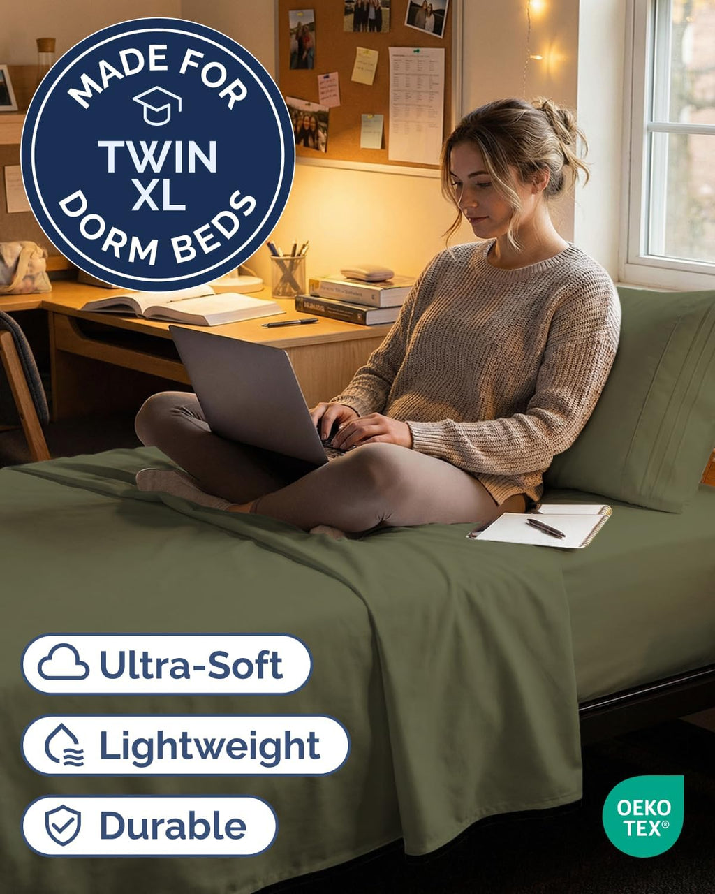 Twin XL Size 3 Piece Sheet Set - Comfy Breathable & Cooling Sheets - Hotel Luxury Bed Sheets for Women & Men - Deep Pockets, Easy-Fit…