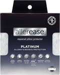 AllerEase Platinum Allergy Defense Particles Proof Temperatur Balancing Luxurious Plush Fabric Machine Washable Durable Zippered Pillow Pro…