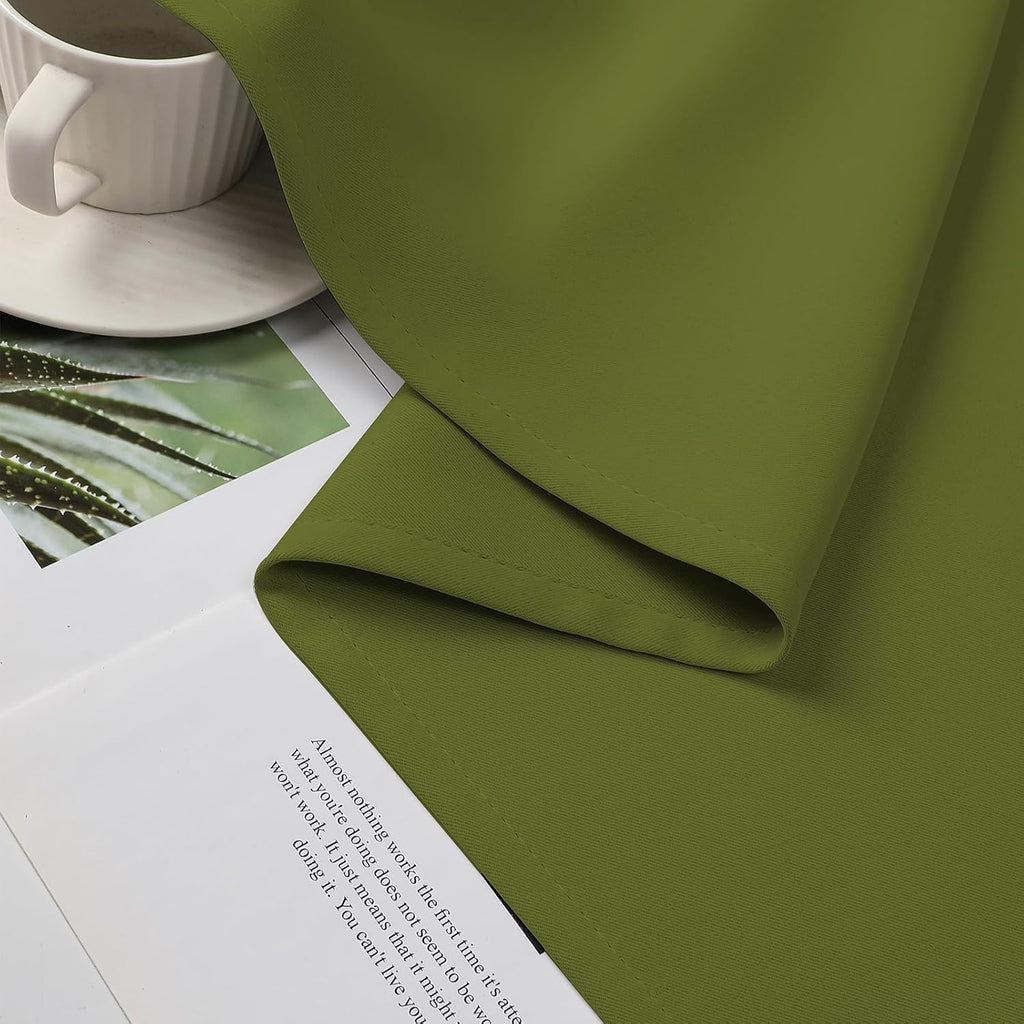 CUCRAF Custom Green Blackout Curtains 1 Panel Set, Thermal Insulated Grommet Room Darkening Curtain for Living Room Bedroom, Light…