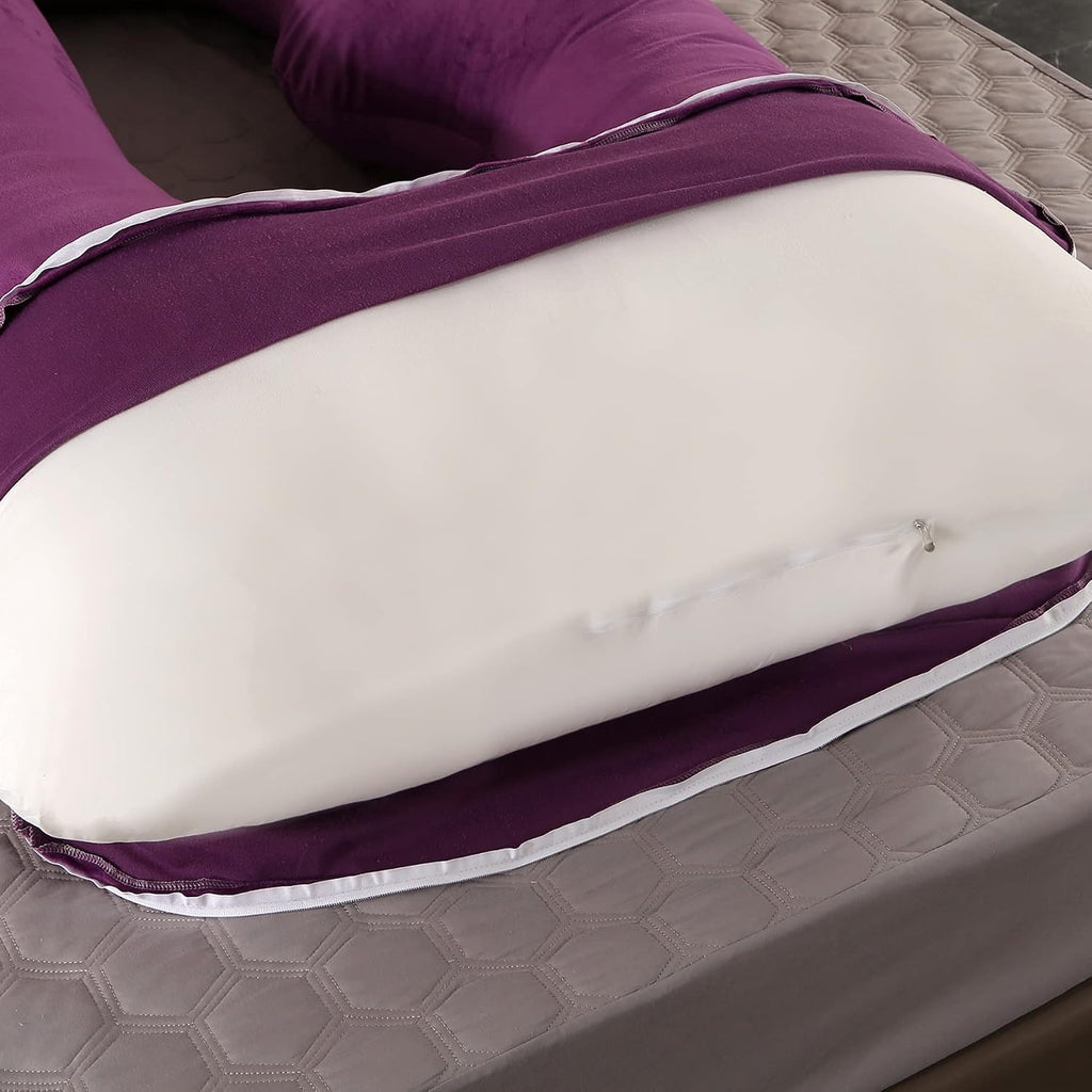 BATTOP Pregnancy Pillows for Sleeping, Full Body Pillow for Pregnancy Women with Removable Cover, Support for Back, HIPS, Legs, Belly, Must…