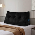 SLIGUY Large Headboard Pillow, Headboard Wedge Pillow Bed Rest Reading Pillow Bolster Triangular for Sitting in Bed-Backrest Positioning…