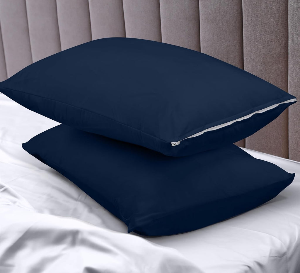 Utopiabedding Utopia Bedding 100% Waterproof Pillow Protectors with Zipper King Size (Set of 2), Bed Bug and Dust Mite Proof Zippered Pillo…