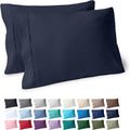 BareHome Bare Home 1800 Ultra-Soft Microfiber Pillowcase Set - Double Brushed - Hypoallergenic - Wrinkle Resistant (King Pillowcase Set of…