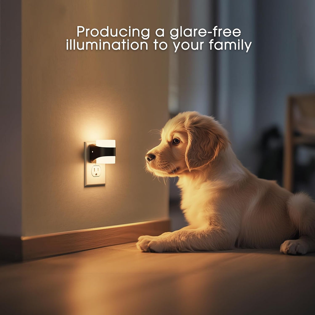 L LOHAS LED Colored Night Lights Plug into Wall, 3 Brightness Level, 1W Low Power Nightlight with Auto On/Off Sensor, Ideal for Living…