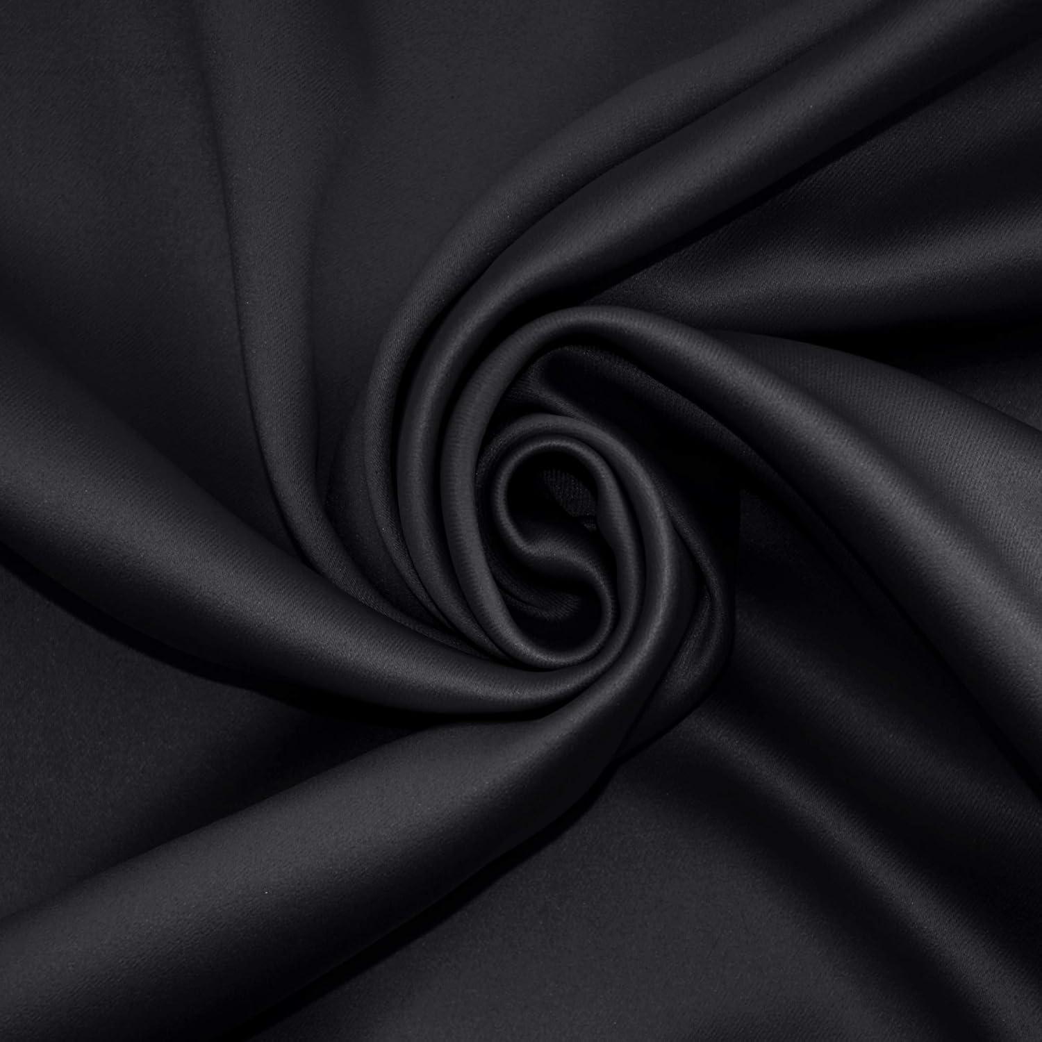 Sun Zero Nordic Theater Grade Extreme 100% Blackout Grommet Curtain Single Panel, 52" x 63", Coal