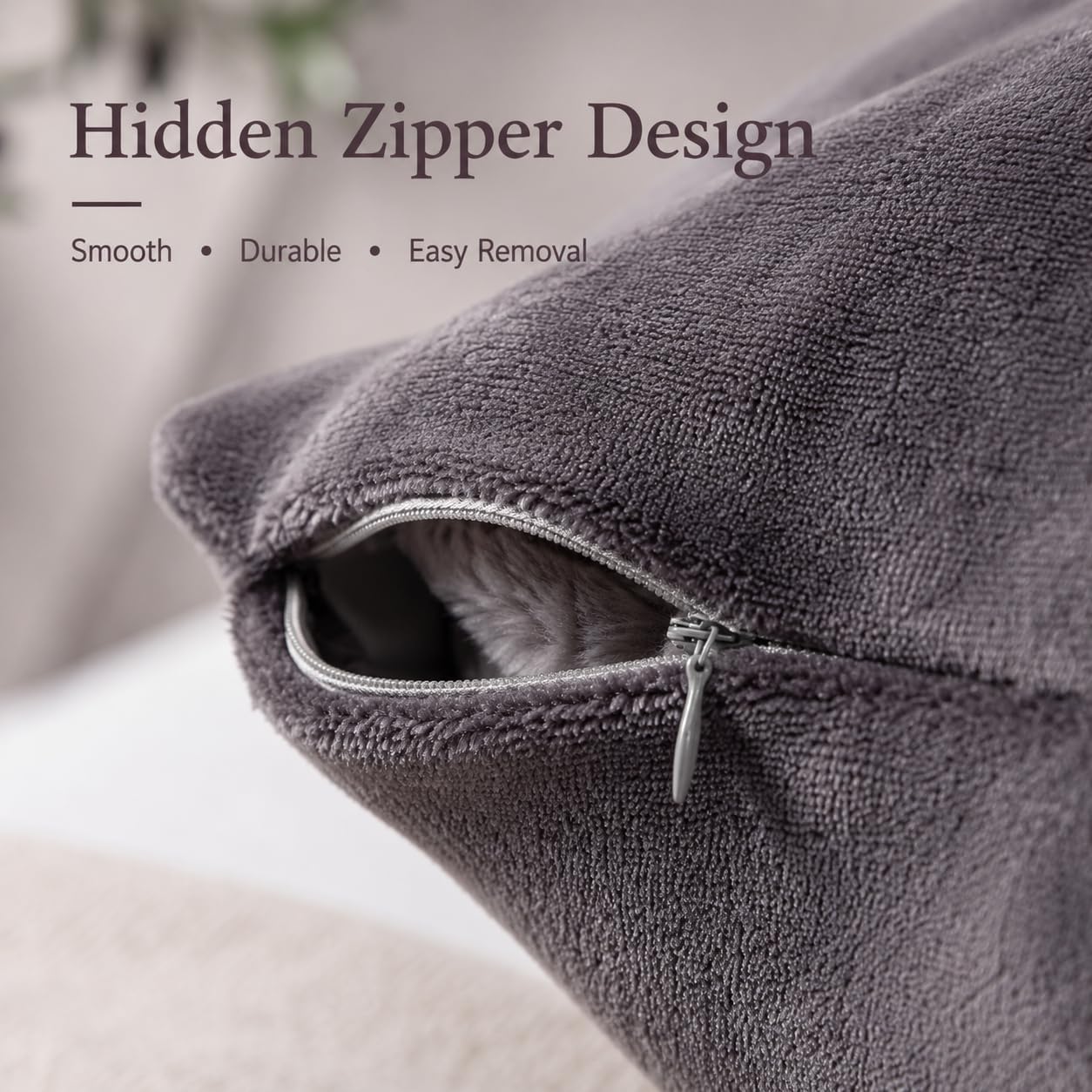 Evolive Body Pillow Cover 21"x54", Ultra Soft Plush Body Pillowcase with Hidden Zipper, Cozy Fluffy Long Pillow Case for Side Sleepers, Pre…