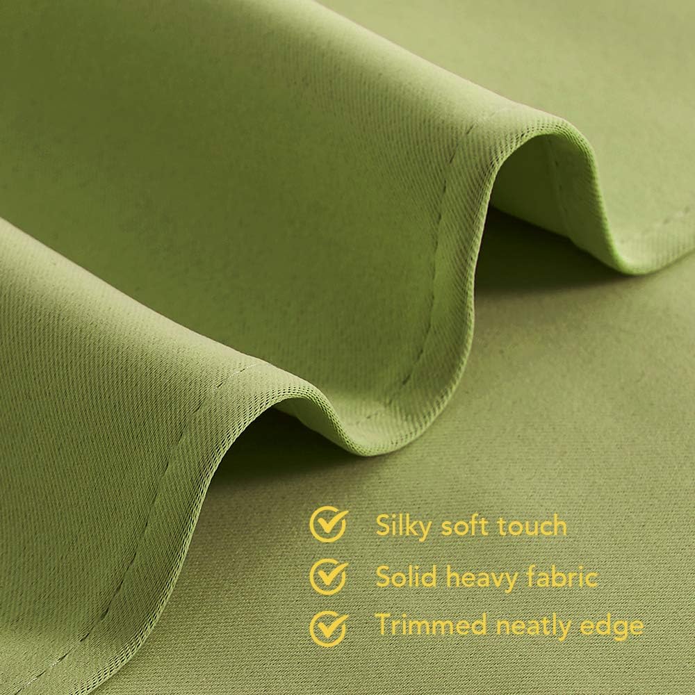 NICETOWN Blackout Curtains Window Panels, Window Treatment Thermal Insulated Solid Grommet Blackout Draperies/Drapes for Bedroom (Fresh…