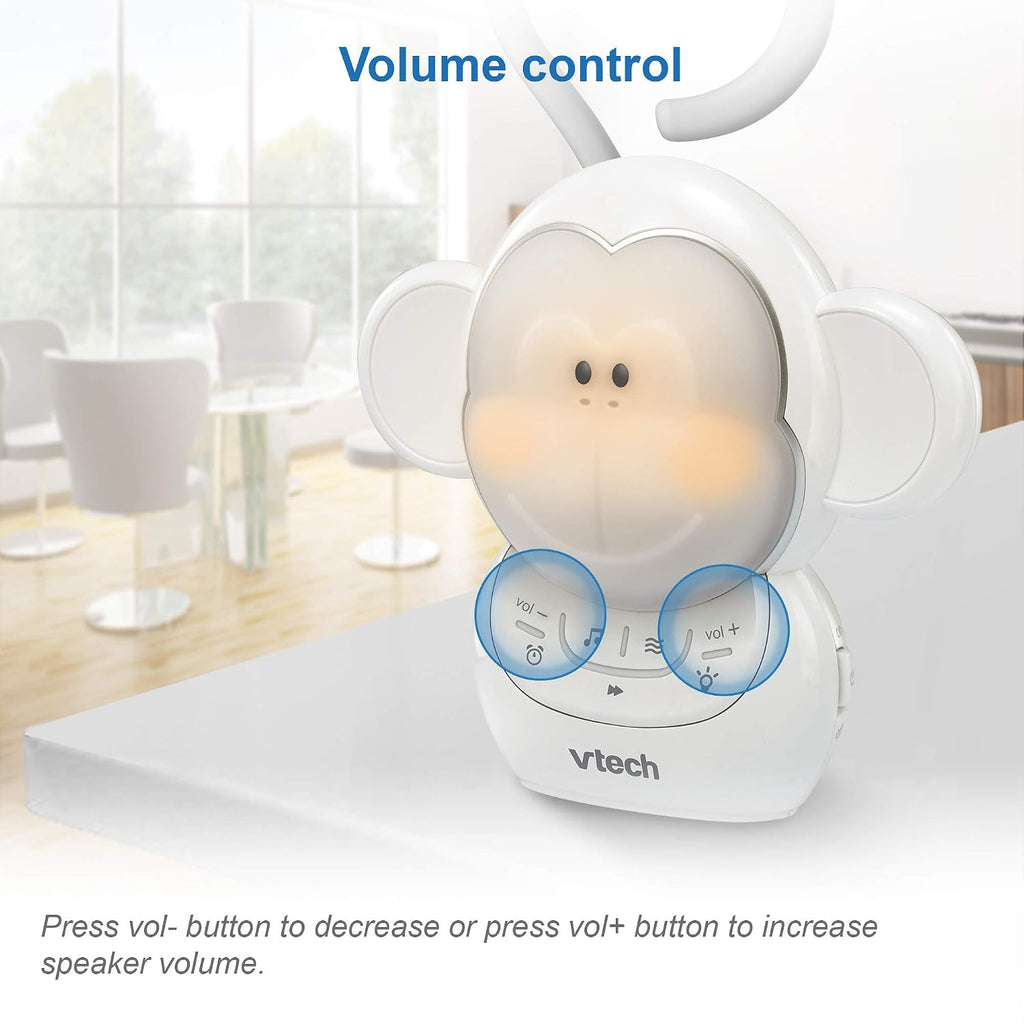 VTech Communications BC8211 Myla The Monkey Baby Sleep Soother with a White Noise Sound Machine Featuring 5 Soft Ambient Sounds, 5…
