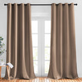 Nicetown Bedroom Blackout Curtains and Drapes - Window Treatment Thermal Insulated Solid Grommet Blackout Draperies for Living Room (Set of…