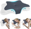 CHxxy Cervical Pillow for Neck, Memory Foam Pillows, Ergonomic Contour Bed Pillow, Soft for Side Sleep Stomach Sleeping and Back Sleepers-…