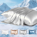 Avolare Cooling Pillow Cases, Arc-Chill 3.0 Cooling Pillowcases for Hot Sleepers, Zipper Satin Pillow Cases Queen Size Set of 2, Silky Pill…