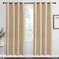 Nicetown Blackout Draperies Curtains Panels - Window Treatment Thermal Insulated Solid Grommet Blackout Curtains/Panels/Drapes for Bedroom…