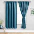Jiuzhen Blackout Curtains for Bedroom - Thermal Insulated Room Darkening Noise Reducing, 52 x 63 Inch Length Curtains for Living Room, Set…