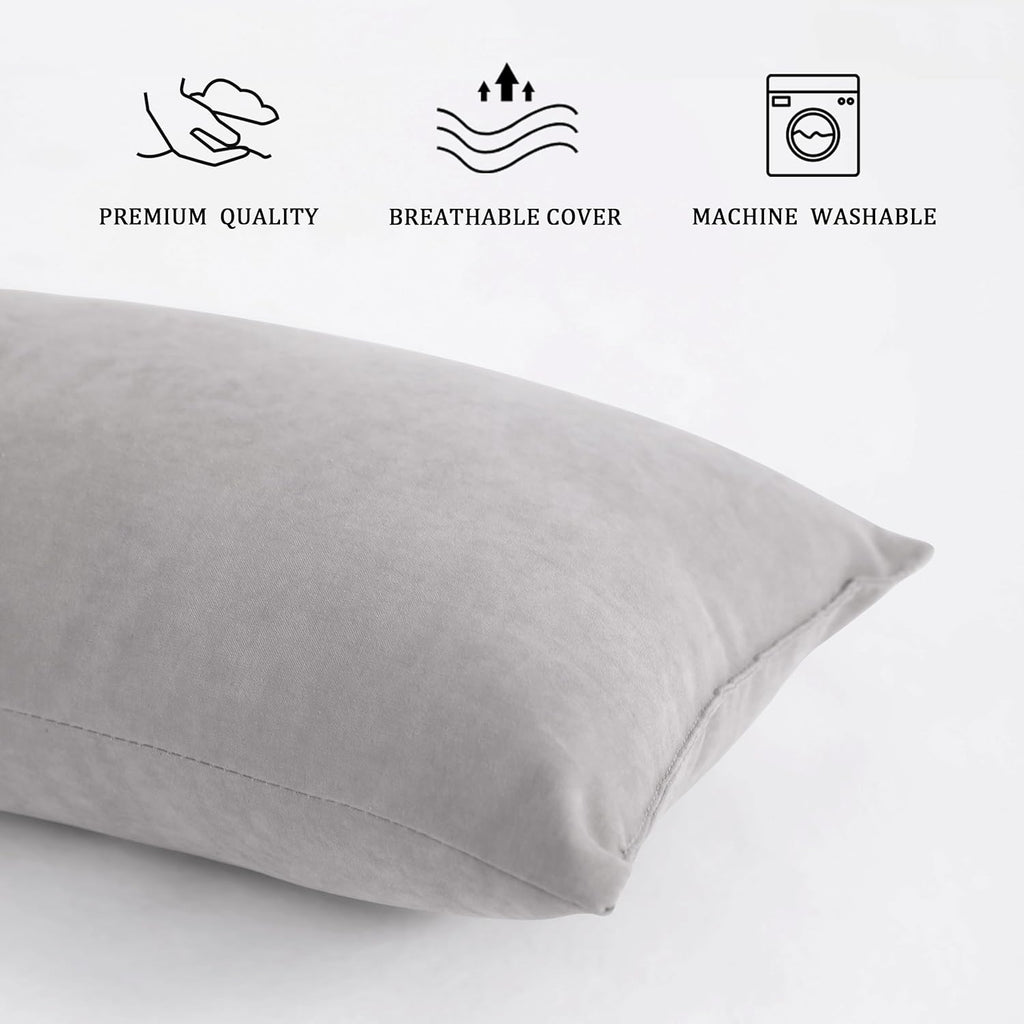 BEDSUM Tiny Pillows, 11x7 Mini Microfiber Small Pillow for Neck and Lumbar Support - Machine Washable Cushion for Office Desk…