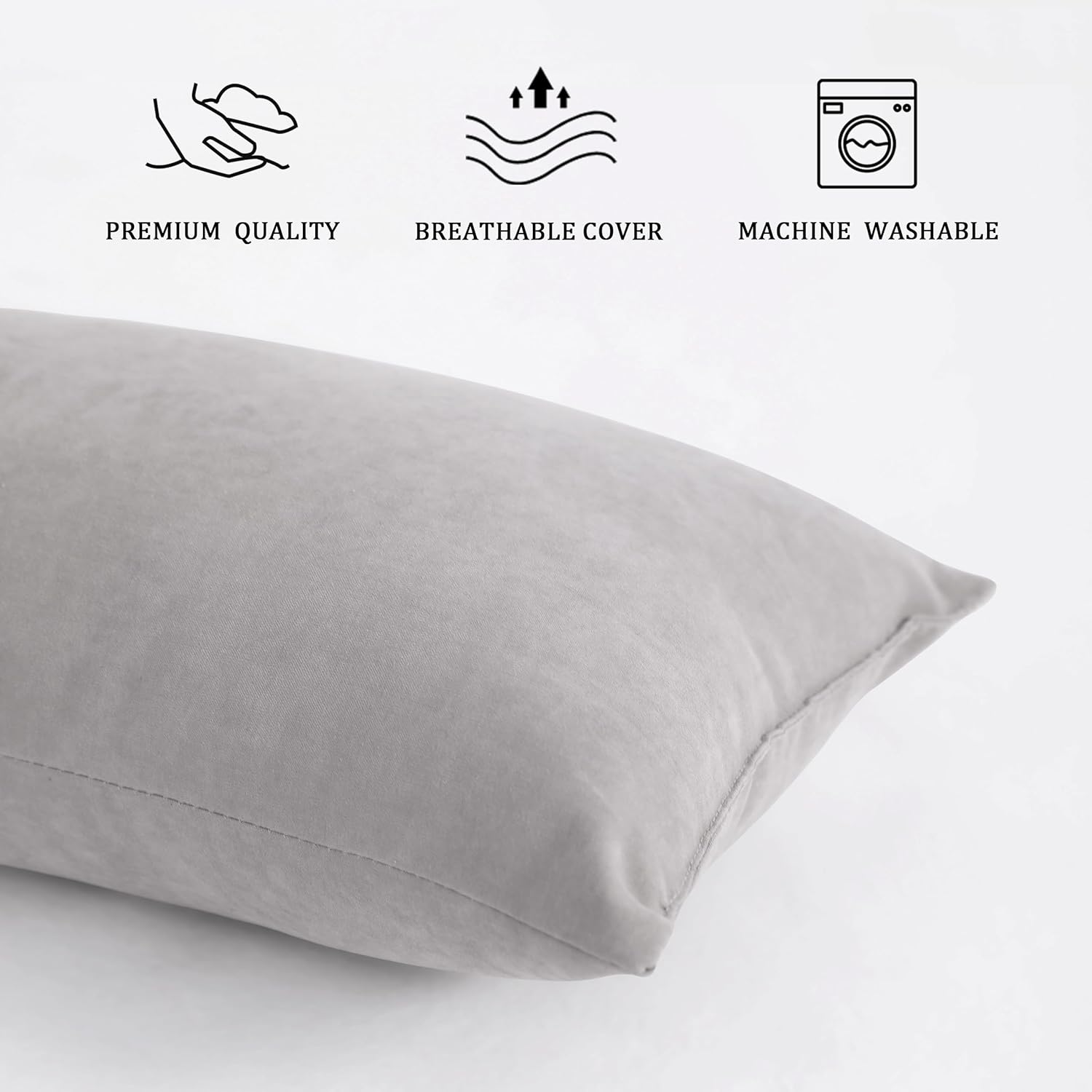BEDSUM Tiny Pillows, 11x7 Mini Microfiber Small Pillow for Neck and Lumbar Support - Machine Washable Cushion for Office Desk…