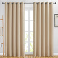 Nicetown Blackout Draperies Curtains Panels - Window Treatment Thermal Insulated Solid Grommet Blackout Curtains/Panels/Drapes for Bedroom…