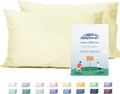 Sunflower Queen Pillowcases Set of 2, 100% Cotton Queen Pillow Cases 2, 20×30 inches Cream, Soft and Breathable