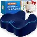 BlissTrends Seat Cushion,5.2in Thick Memory Foam Cushions for Office Chair, Car Seat, Airplane, Relieving Pressure Tailbone Sciatica Back P…