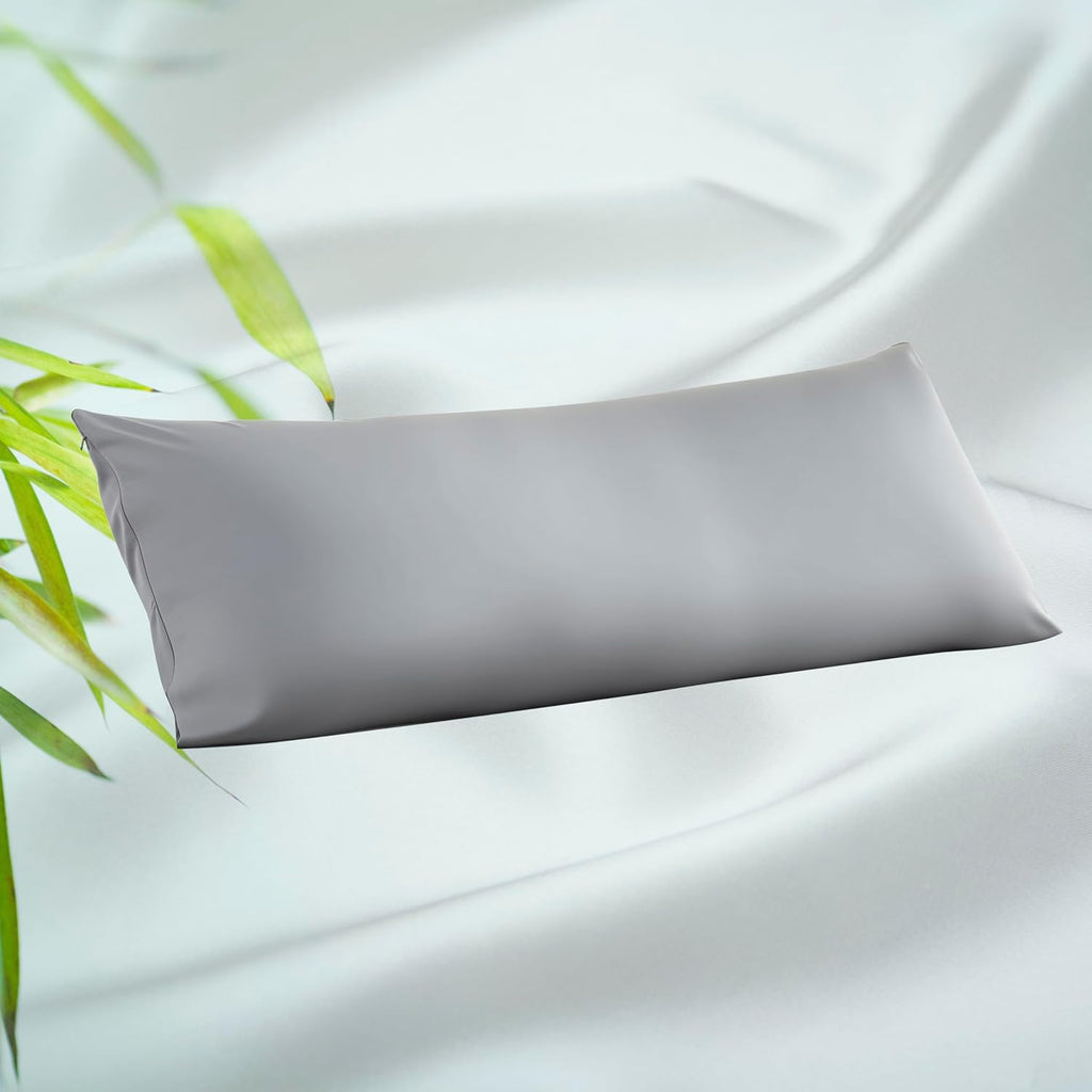 1 Pack Body Size Bamboo Viscose Zippered Pillow Case,400 Thread Count Cooling Pillow Protectors for Hot Sleepers, Luxurious Hotel Quality…