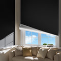 Portable Blackout Curtains for Bedroom, Easy Install No Drill Black Out Shades&Blinds for Indoor Windows with Upgraded Hook&Loop…