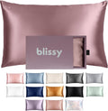 Blissy Silk Pillowcase - 100% Pure Mulberry Silk - 22 Momme 6A High-Grade Fibers - Silk Pillow Cover for Hair & Skin - Regular, Queen &…