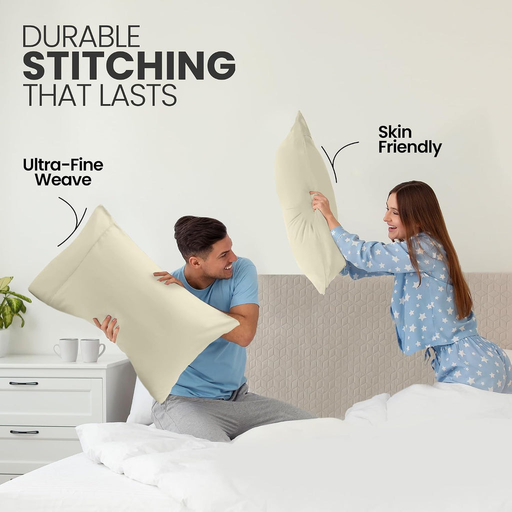 Utopiabedding Utopia Bedding Pillow Cases Standard Size 2-Pack – Soft Brushed Microfiber – Envelope Closure – Perfect for Hospitals, Hotels…