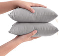 Flxxie Tiny Pillows, Down Alternative Microfiber 11x7 Inches Mini Pillow for Travel, Pets, Soft Machine Washable Small Pillows for Neck, Lu…