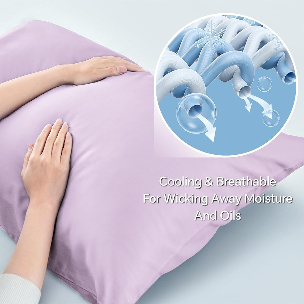 Bedelite Body Pillow Case Cover, Rayon Made from Bamboo, Cooling Body Pillow Cover for Hot Sleepers and Night Sweats, Breathable & Silky So…