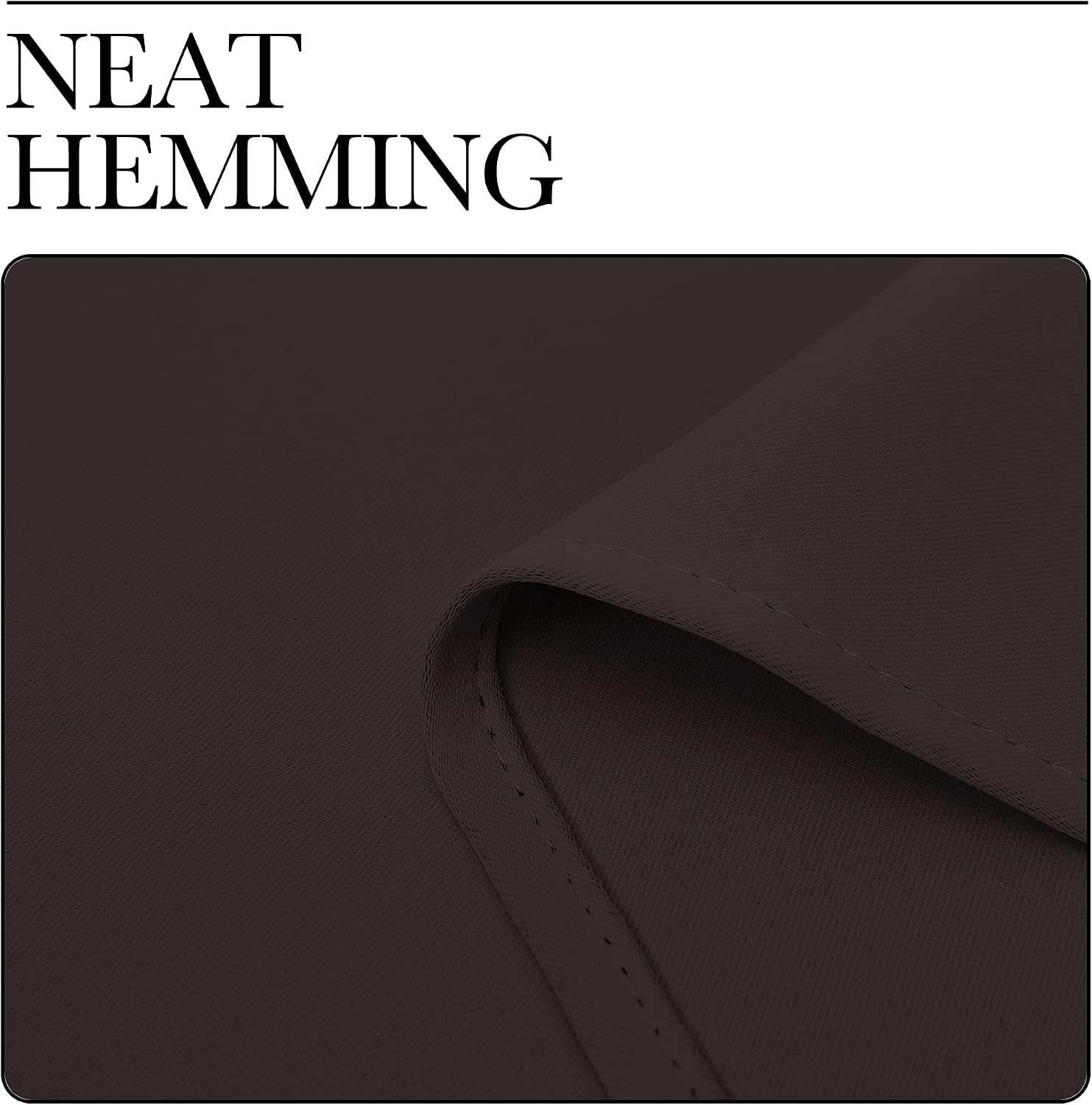 NICETOWN Blackout Curtain Panels for Living Room - (Toffee Brown Color) 34x63 Inch, 2 Panels Set, Thermal Insulated Room Darkening…