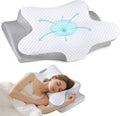 Bespillow Cervical Neck Pillow for Sleeping - Ergonomic Side Sleeper Pillow for, Contour Cervical Pillow for Neck Support, Orthopedic Memo…