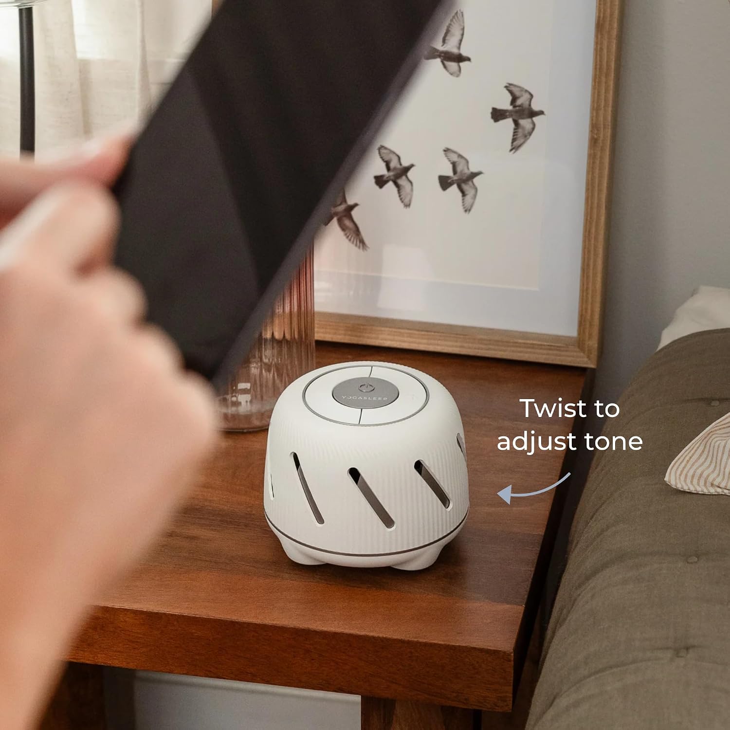 Yogasleep Dohm Connect, White Noise Sound Machine App-Based Controls, Soothing Sounds from a Real Fan, Sleep Timer & Volume Control, Sleep…