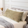 Bedelite Body Pillow Cover with Zipper Closure, Super Soft and Cozy Fuzzy Fleece Pillowcase 20 x 54 Inches, Luxury Fluffy Plush Long Body P…
