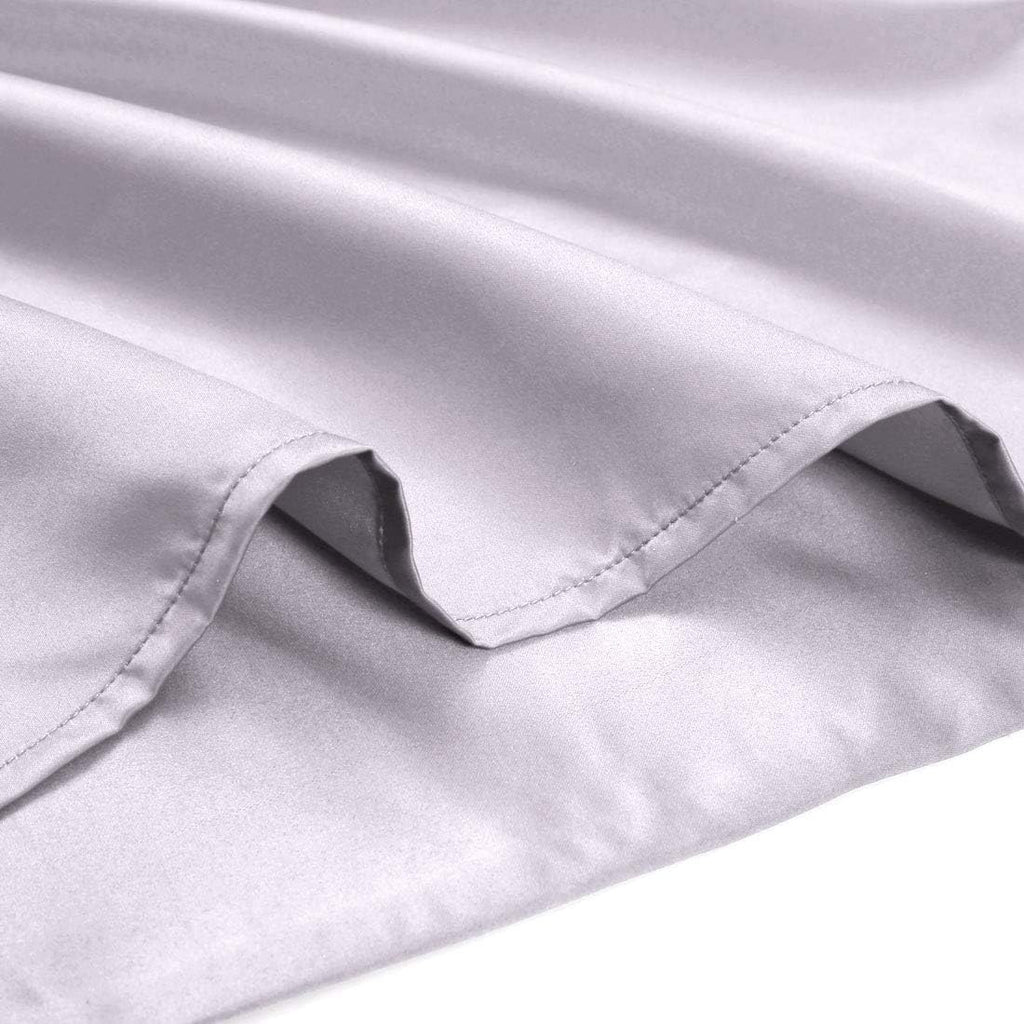 uxcell Body Pillow Cover, 20x72 Inch Light Lilac Silky Satin Body Pillowcases for Hair and Skin, Soft Cooling Smooth Pillow Case with…
