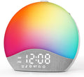 EASYERA Sunrise Alarm Clock Sound Machine, Upgraded Backlit Buttons, 26 Soothing Sounds, White Noise Machine Night Light, Bluetooth…