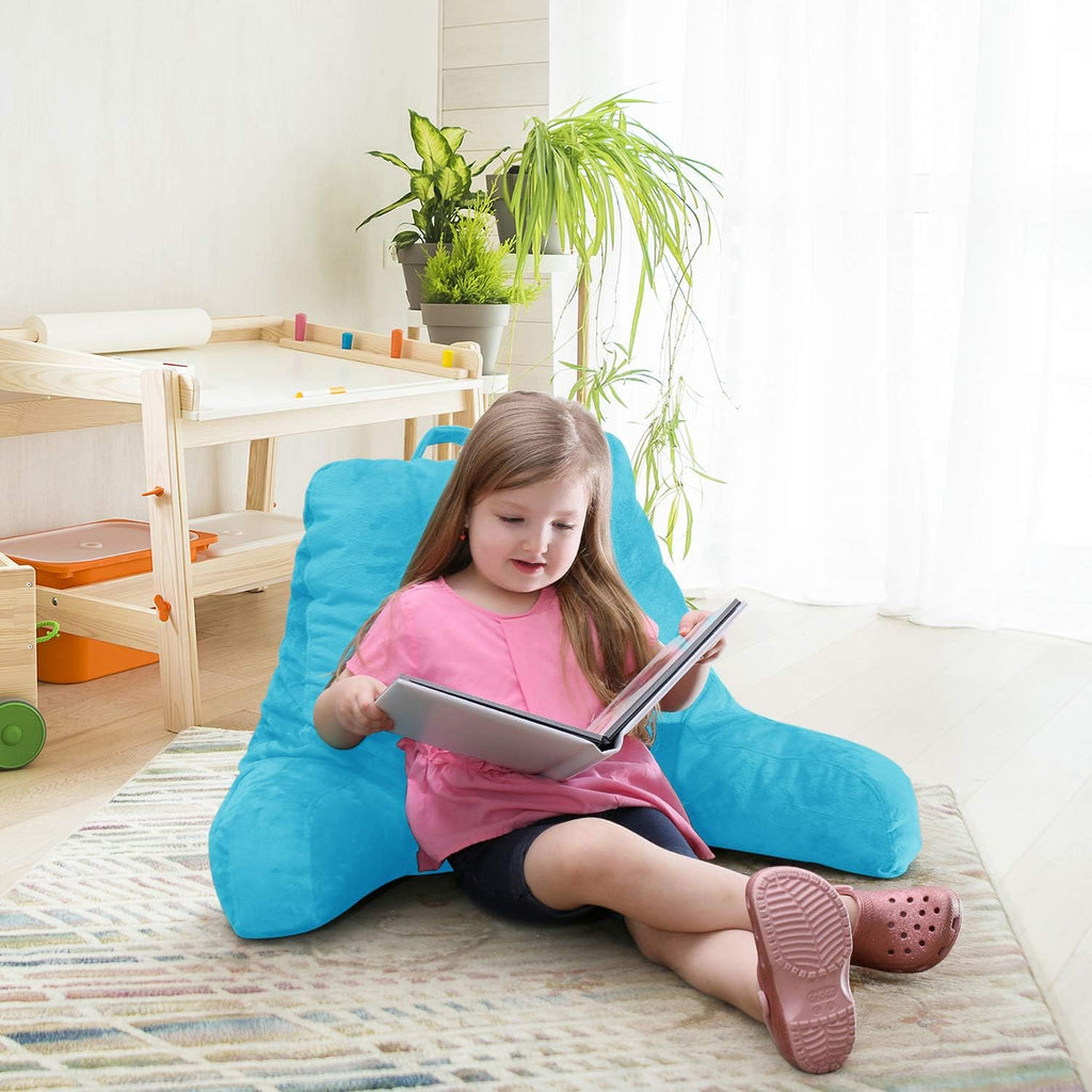 Nestl Reading Pillow with Shredded Memory Foam, Designed for Sitting Up in Bed and Couch, Back and Arms Adjustable Support for Adult &…