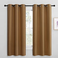 NICETOWN Sleek Blackout Curtains 68 inches Length for Small Windows, Noise Reducing and Block Draft Panels for Door Doorway Laundry…