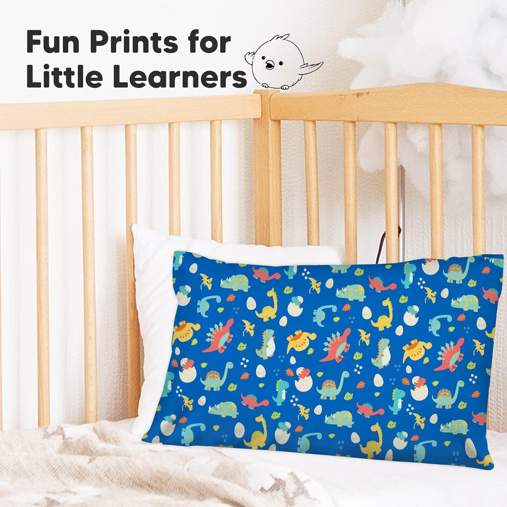 KeaBabies Toddler Pillowcase 13"x18" - Organic Cotton Toddler Pillowcase for Kids, Boys, Girls, Soft & Durable Cotton Cover for Miniature…