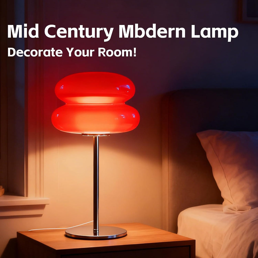 Bedroom Mushroom lamp, Medieval Modern Bedside Table lamp, dimmable Retro Egg Tart Headlight, Unique Home Mushroom Decoration Aesthetic…